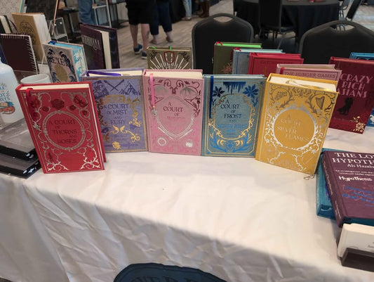 A Court of Thorns and Roses – Rebound Collector’s Edition Set | Custom Hardcovers with Foil & Ribbon Detailing